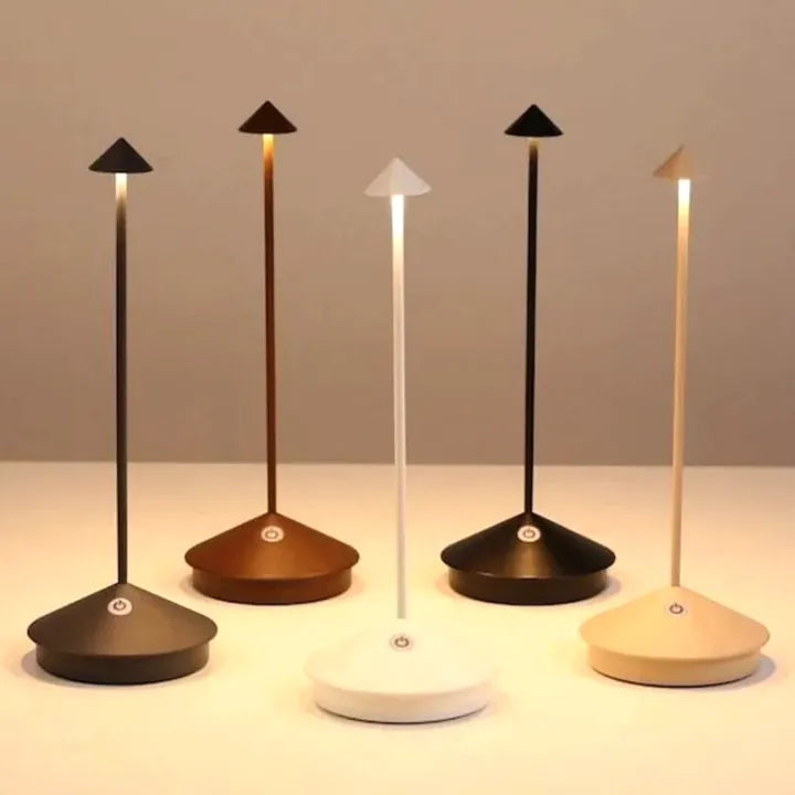 Trådlampe LED Bordlampe – Aluminium, Moderne Design til Indendørs og Udendørs Belysning