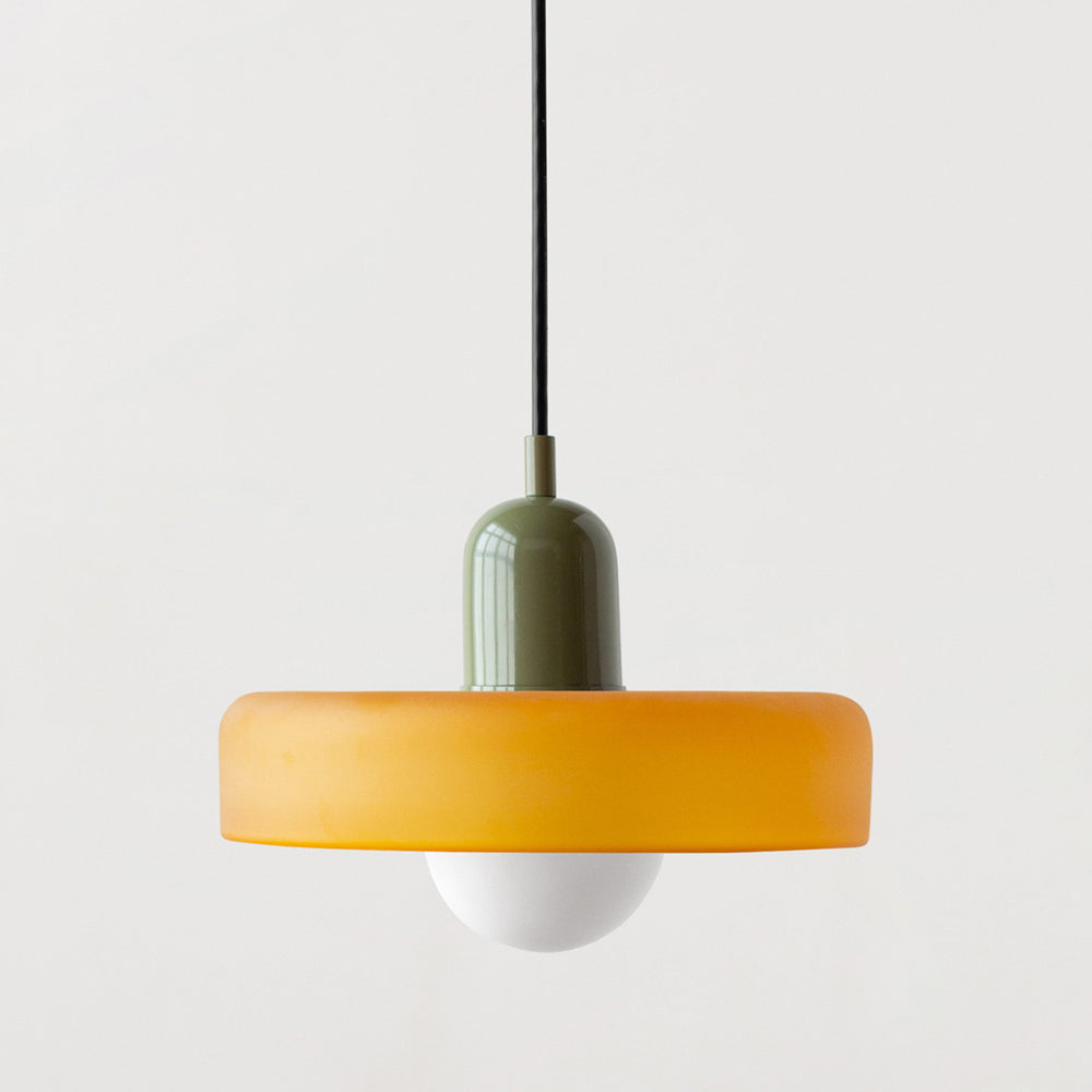 Double Pendant Lamp – Modern Glass Design Lamp with Two Light Sources for Dining Table or Living Room