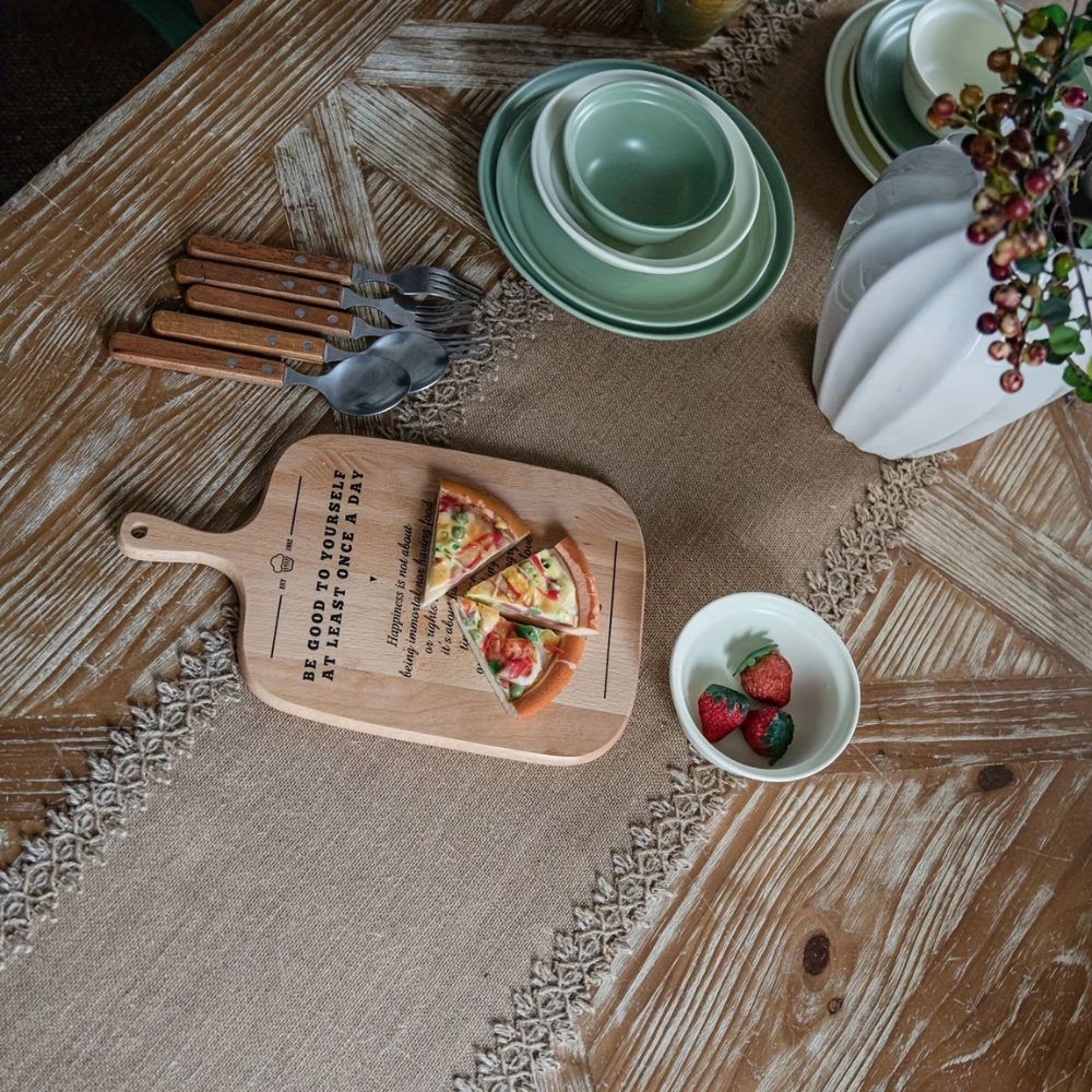 Jute Placemat – Neutral, Bohemian Style for Dining Table or Party Decoration