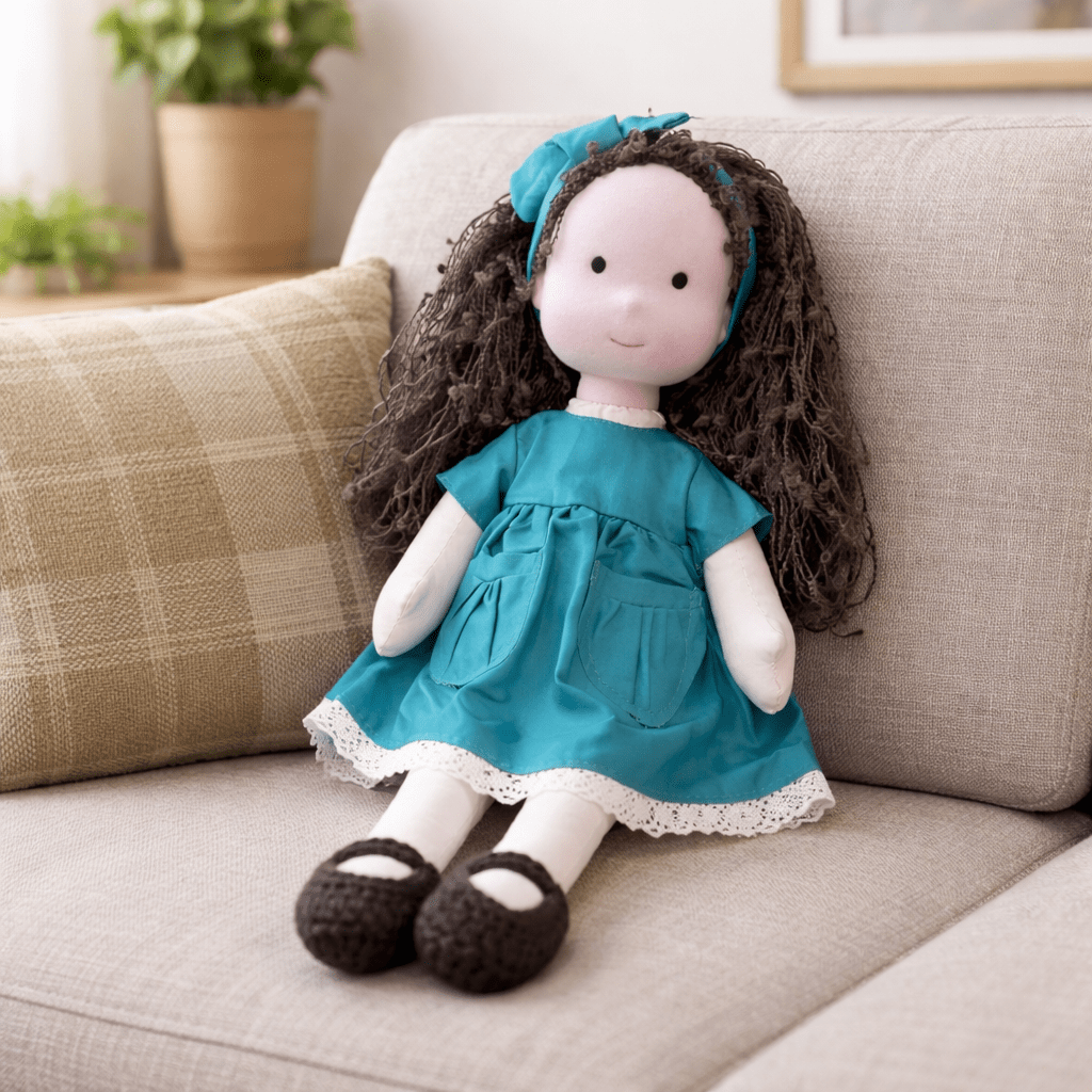 Waldorf-pop – Handgemaakt van katoen en pluche, voor creatief spelen in de kinderkamer of speelruimte