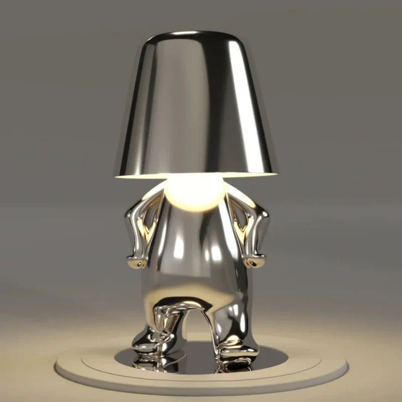Dimmable Table Lamp – Resin, Playful Shape for Office or Bedroom Decoration