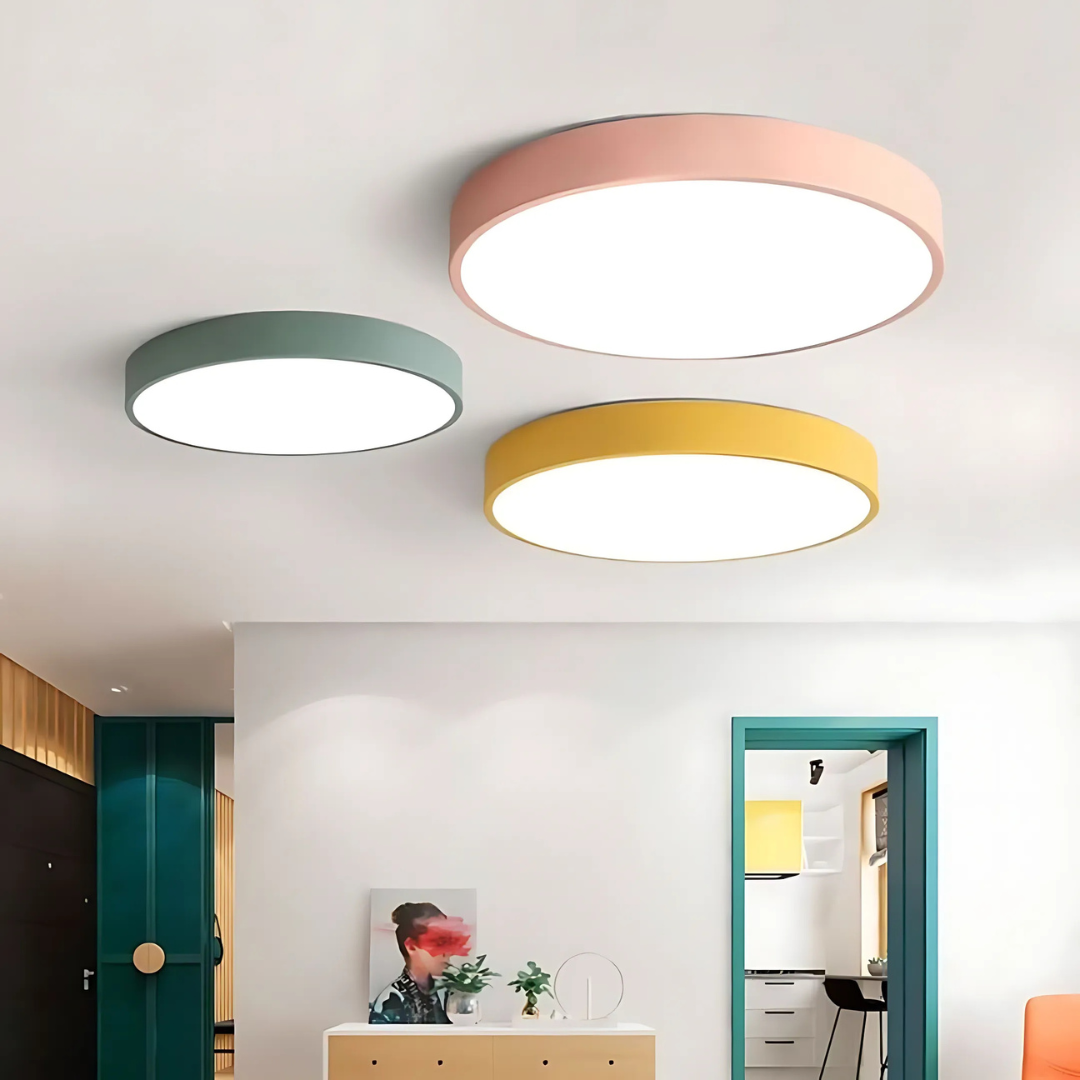 Skandinavisk Træ LED Loftlampe – Naturligt Træ, Moderne Design til Soveværelse eller Stue