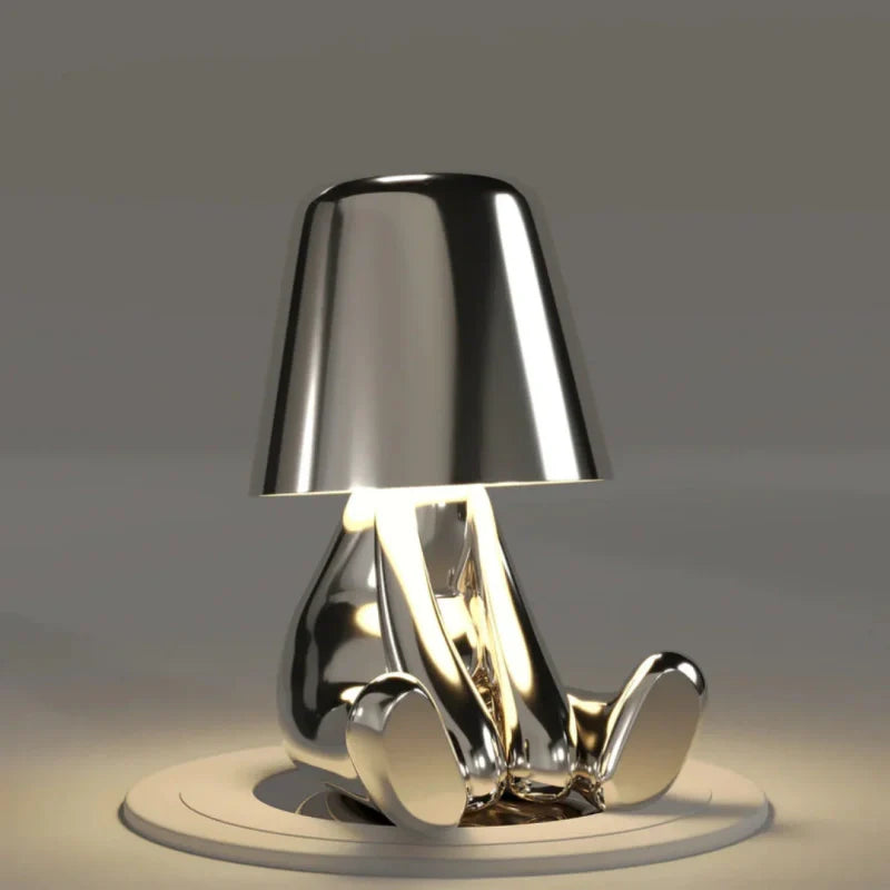 Dimmable Table Lamp – Resin, Playful Shape for Office or Bedroom Decoration