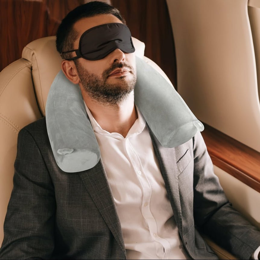 Ergonomic Travel Pillow – Soft Memory Foam, Compact Design for Comfortable Travel and Home Use