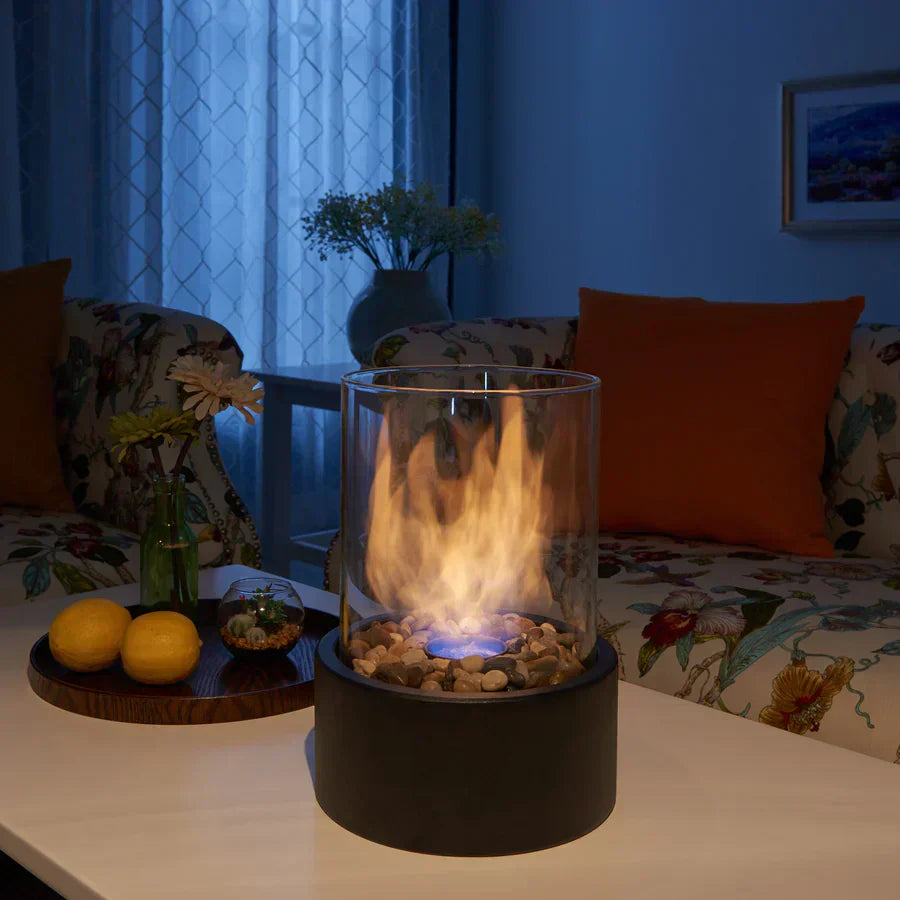 Bordpeis – Røgfrit glas og rustfrit stål, moderne design til indendørs og udendørs brug