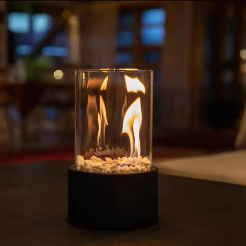 Bordpeis – Røgfrit glas og rustfrit stål, moderne design til indendørs og udendørs brug