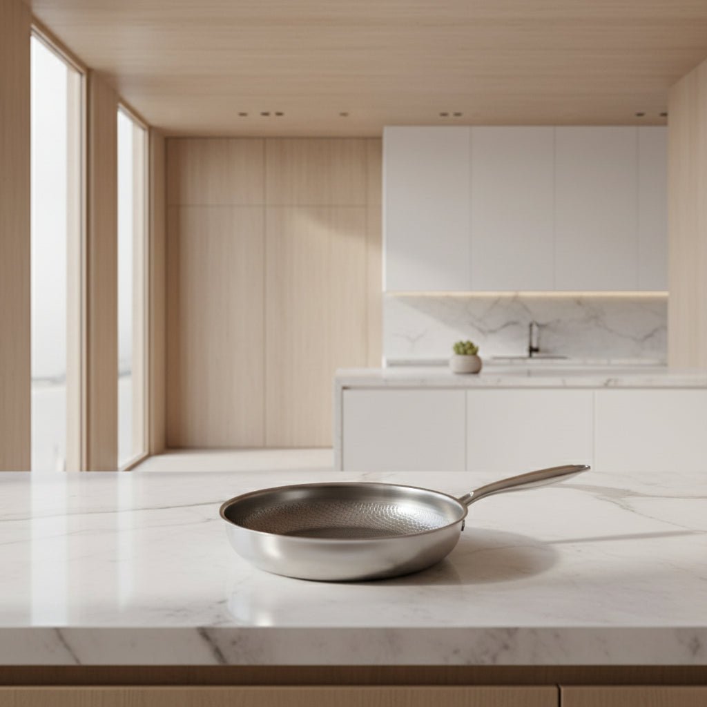 Titan frying pan – hammered surface, naturally non-stick for induction and daily use in the kitchen