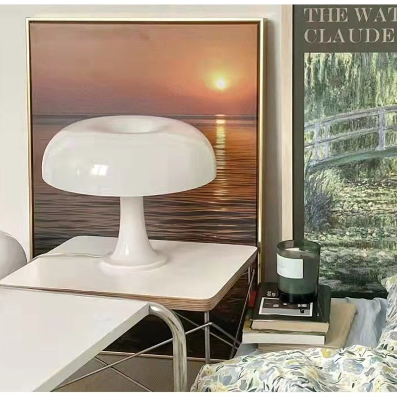 Retro tafellamp – dimbare lamp van ijzer en glas voor de woonkamer of slaapkamer