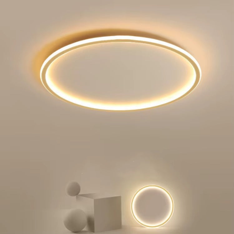 LED Loftlampe – Skandinavisk design, rund, sort eller hvid til stue eller soveværelse