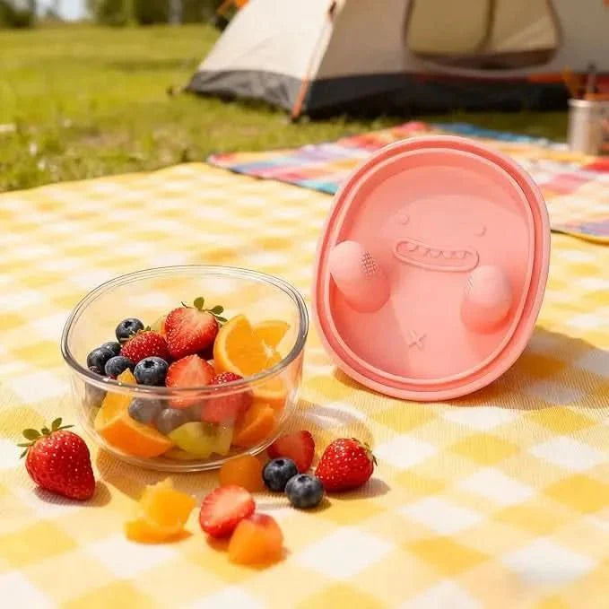 Snack Container – Leak-Proof ABS and Silicone, Compact Design for Travel or Daily Use