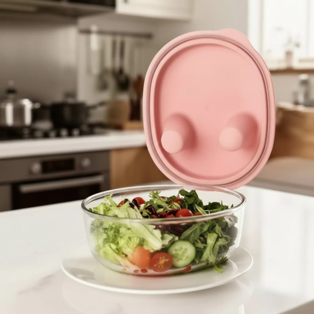 Snack Container – Leak-Proof ABS and Silicone, Compact Design for Travel or Daily Use
