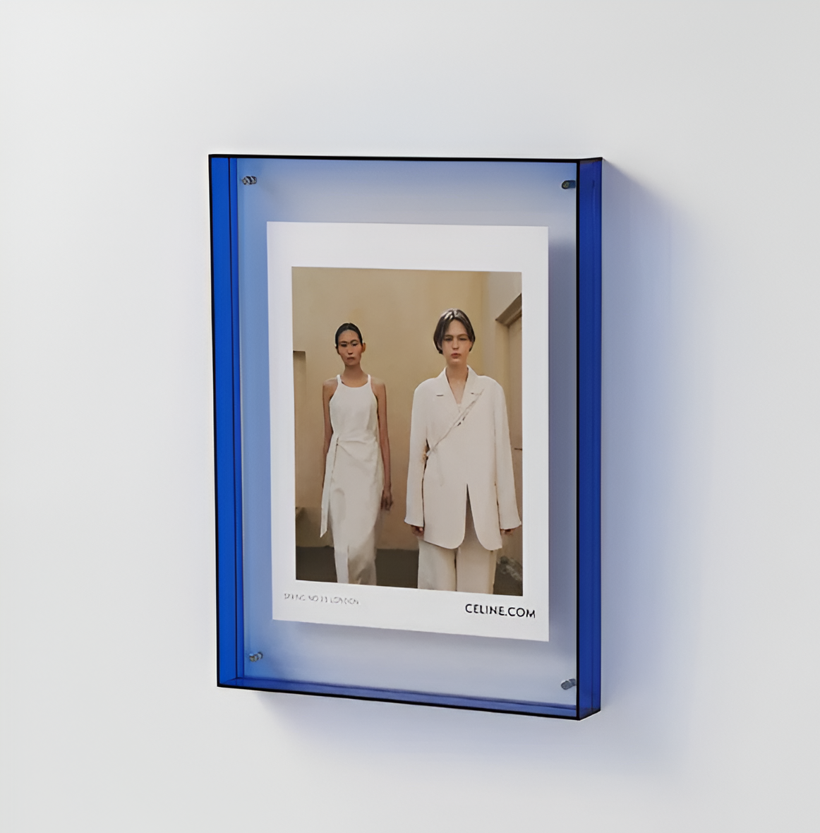 Moderne Fotoramme – Transparent Akryl, Minimalistisk Design til Kontor eller Vægsdekoration