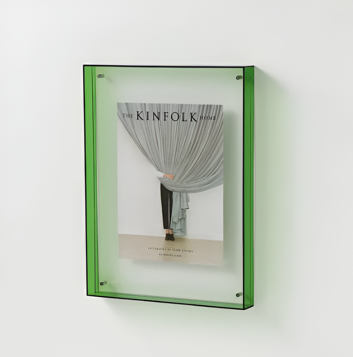 Moderne Fotoramme – Transparent Akryl, Minimalistisk Design til Kontor eller Vægsdekoration