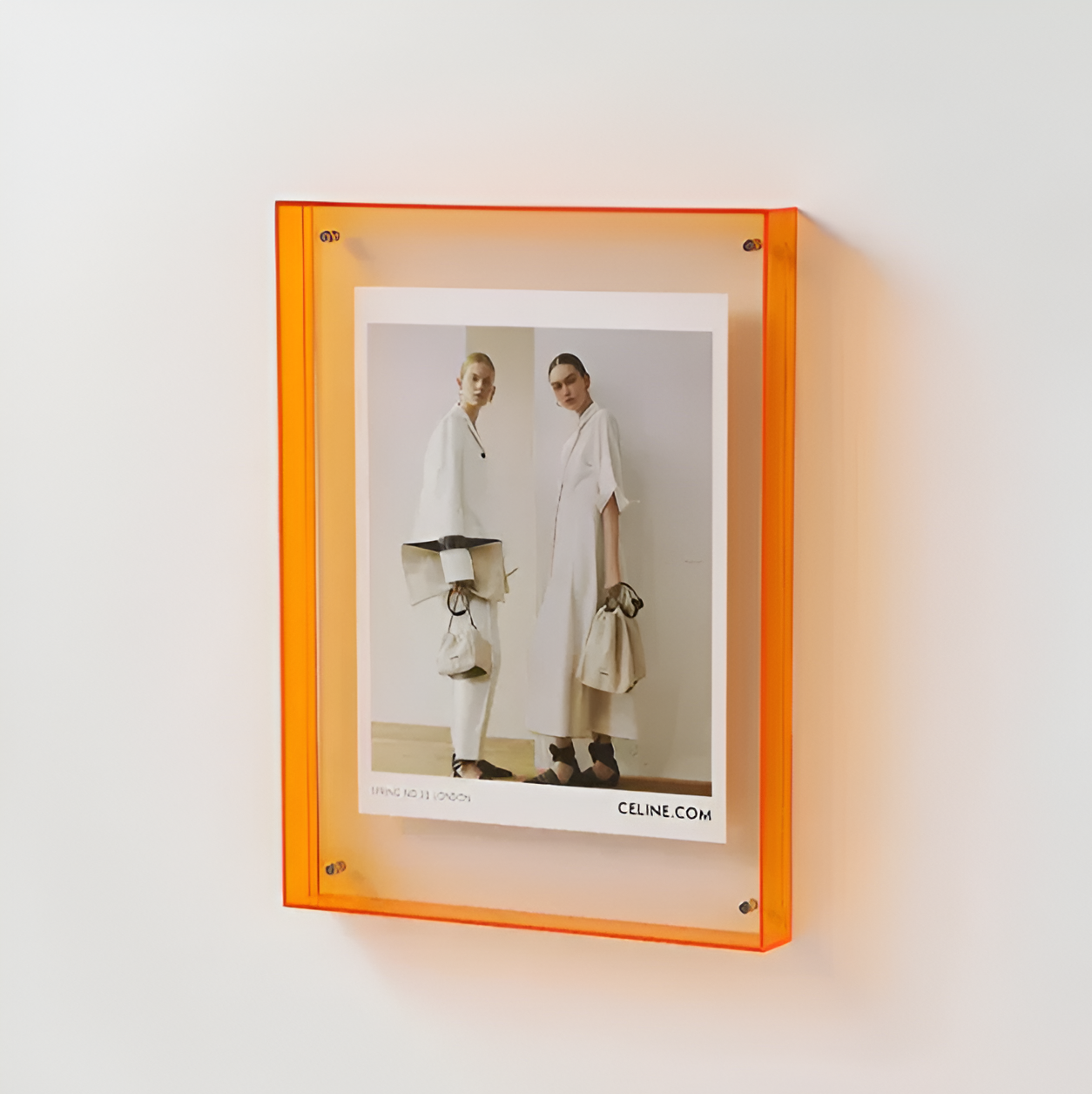 Moderne Fotoramme – Transparent Akryl, Minimalistisk Design til Kontor eller Vægsdekoration