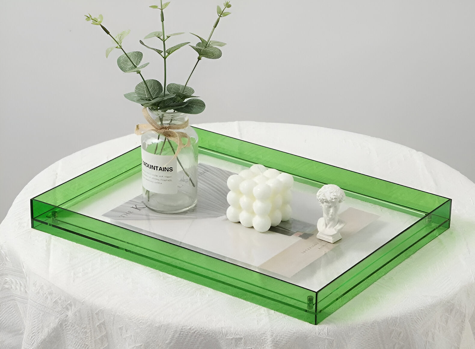 Moderne Fotoramme – Transparent Akryl, Minimalistisk Design til Kontor eller Vægsdekoration