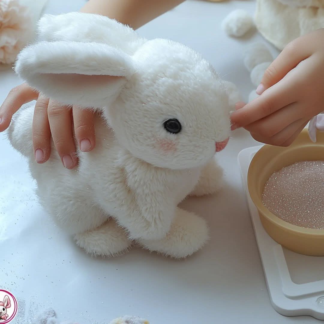 Interactive Plush Rabbit – Soft, Cute Design with Realistic Movements and Sounds for Kids