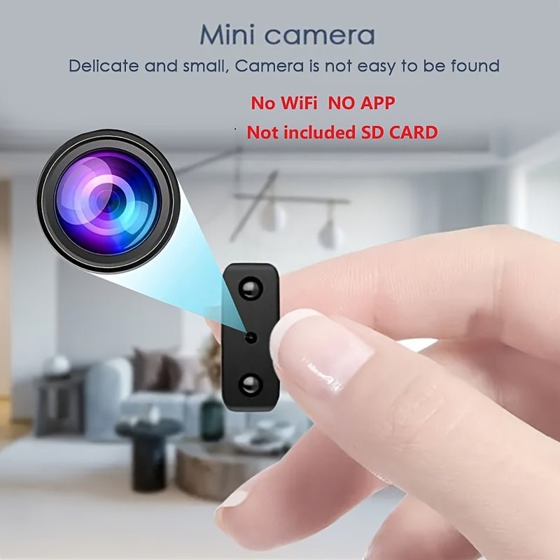 Full HD Mini Camera – Compact, Infrared Night Vision, and Motion Detection for Home Surveillance