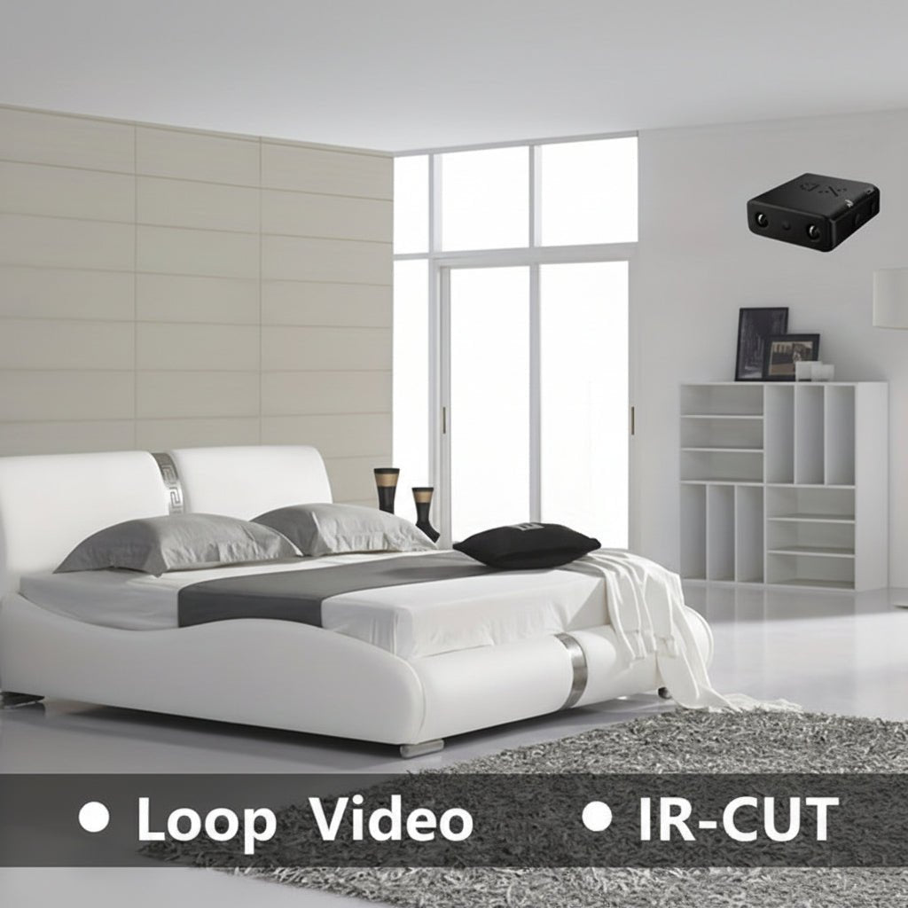 Full HD Mini Camera – Compact, Infrared Night Vision, and Motion Detection for Home Surveillance