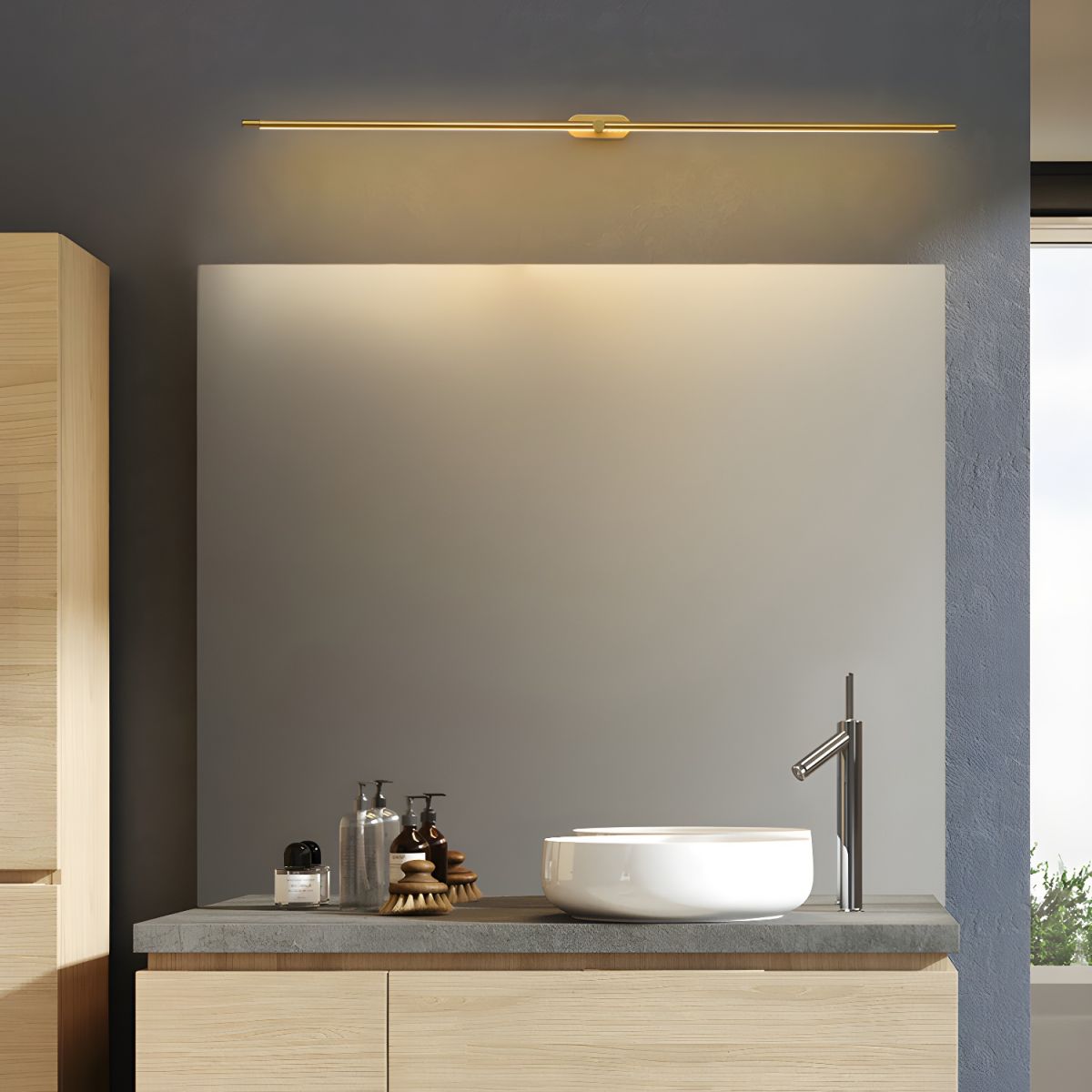 Trådløse LED Væglampe – Aluminium, Minimalistisk Design voor Stue, Soveværelse of Kontor