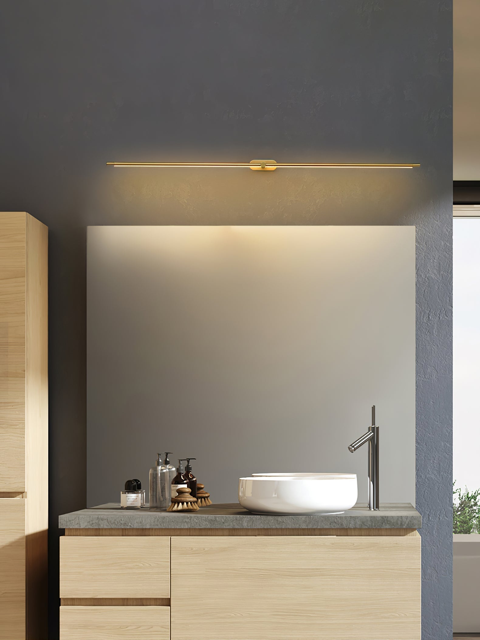 Trådløse LED Væglampe – Aluminium, Minimalistisk Design voor Stue, Soveværelse of Kontor