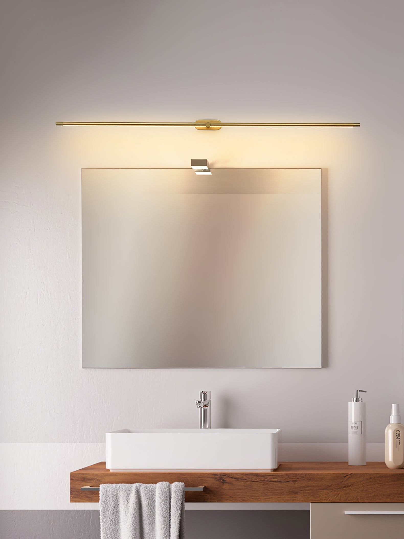 Trådløse LED Væglampe – Aluminium, Minimalistisk Design voor Stue, Soveværelse of Kontor