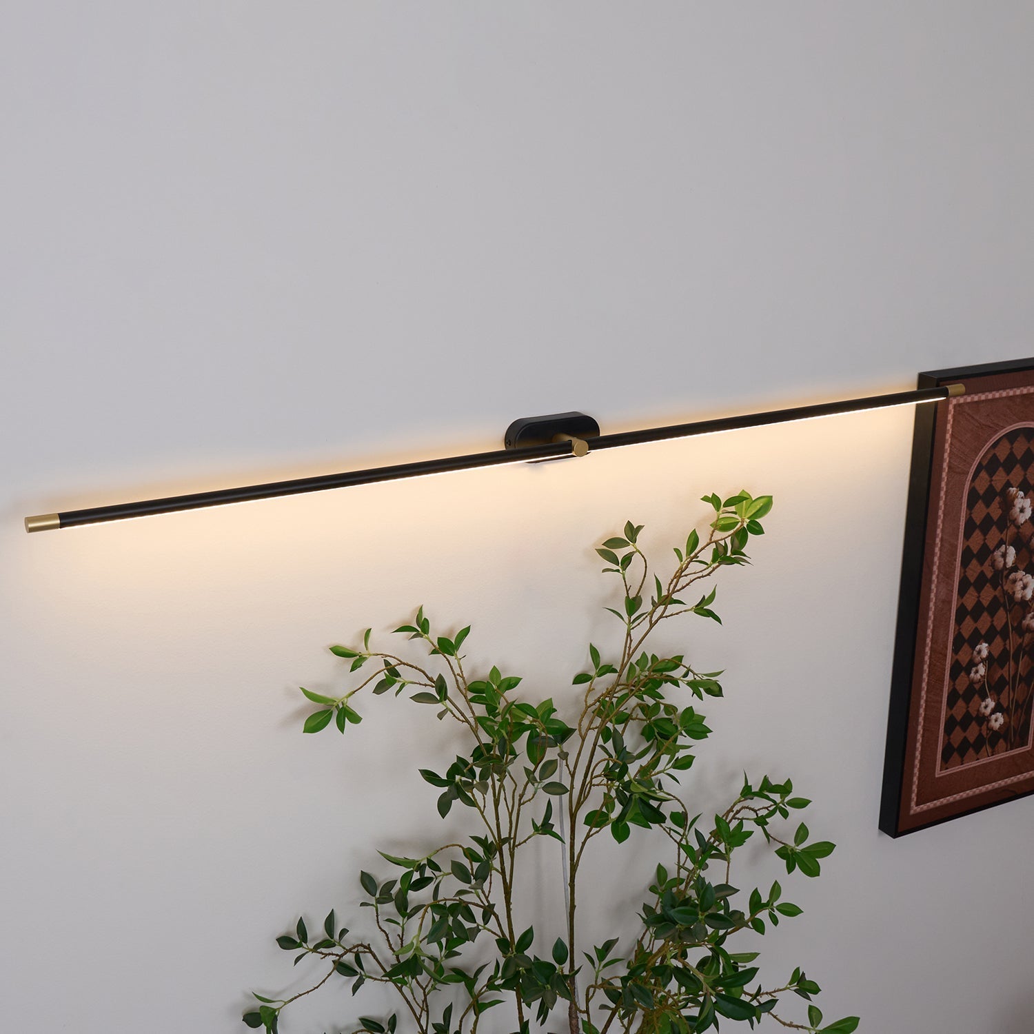 Trådløse LED Væglampe – Aluminium, Minimalistisk Design voor Stue, Soveværelse of Kontor