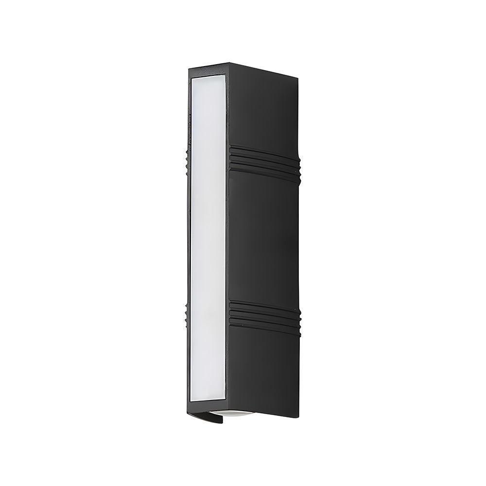 LED-væglampe – Moderne, vejrbestandigt design til have eller terrasse med kraftig belysning på op til 3000 lumen