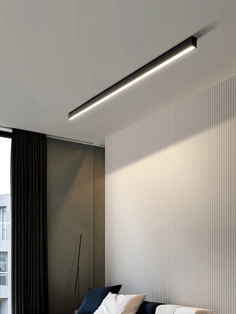 LED Loftlampe – Aluminium, Minimalistisk Skandinavisk Design til Stue, Køkken eller Kontor