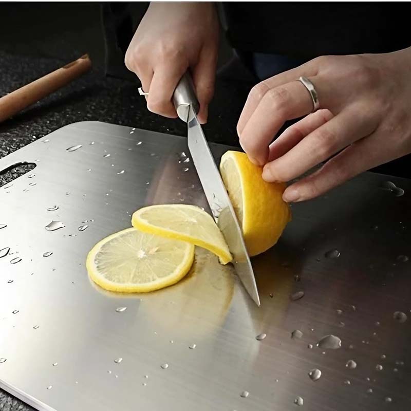 RVS Cutting Board – Antibacterial, Modern Design for Hygienic Kitchen and Cooking