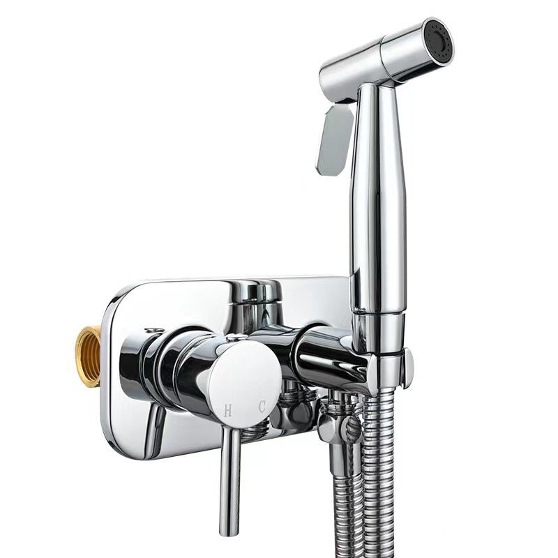 Hand Bidet Spray – Stainless Steel, Modern Design with Hot and Cold Water for Bathroom or Toilet