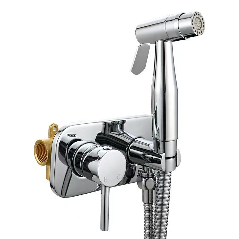 Hand Bidet Spray – Stainless Steel, Modern Design with Hot and Cold Water for Bathroom or Toilet