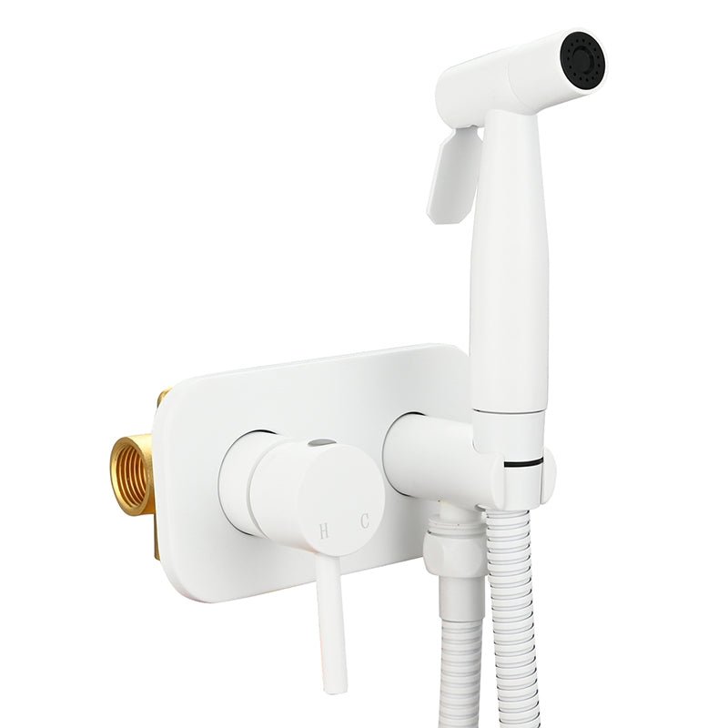 Hand Bidet Spray – Stainless Steel, Modern Design with Hot and Cold Water for Bathroom or Toilet