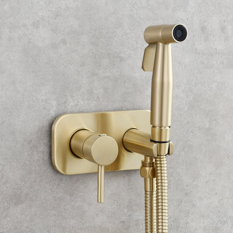 Hand Bidet Spray – Stainless Steel, Modern Design with Hot and Cold Water for Bathroom or Toilet