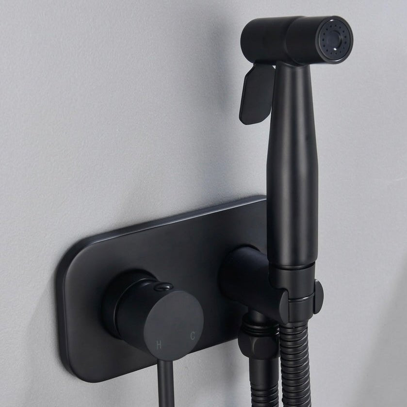 Hand Bidet Spray – Stainless Steel, Modern Design with Hot and Cold Water for Bathroom or Toilet