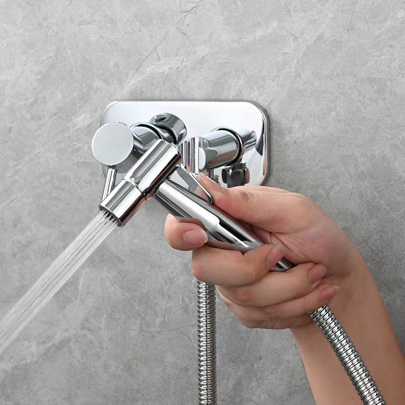 Hand Bidet Spray – Stainless Steel, Modern Design with Hot and Cold Water for Bathroom or Toilet