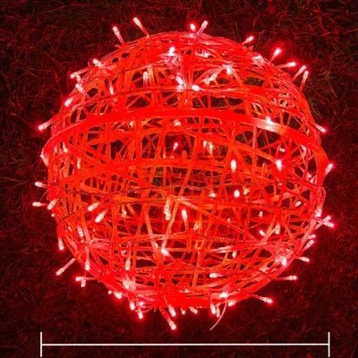 LED-lichtbollen – rotanpatroon, sfeervolle verlichting voor binnen en buiten, ideaal voor tuinfeesten en feestdagen