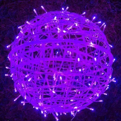 LED-lichtbollen – rotanpatroon, sfeervolle verlichting voor binnen en buiten, ideaal voor tuinfeesten en feestdagen