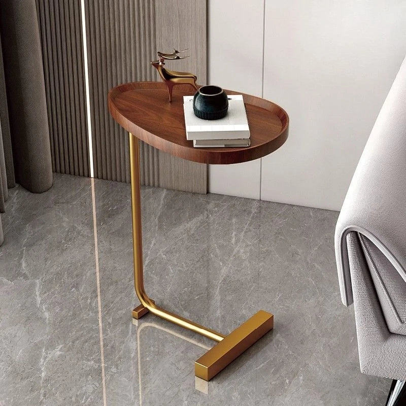 C-shaped Sideboard – Slim and Mobile, Ideal for Sofa or Bedroom in Modern Design