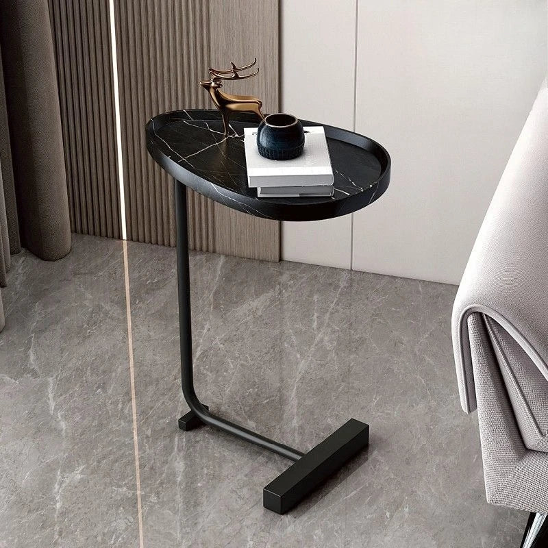 C-shaped Sideboard – Slim and Mobile, Ideal for Sofa or Bedroom in Modern Design