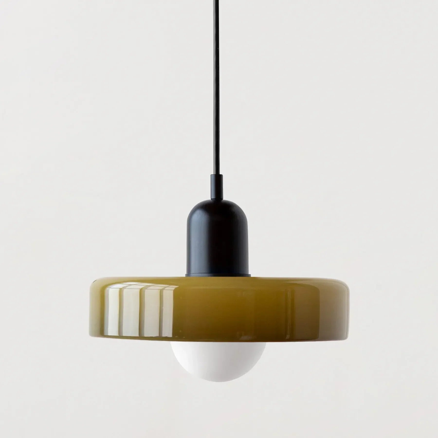 Glass Pendant Lamp – Elegant Flowerpot Style for Atmospheric Lighting in the Dining Room or Bedroom