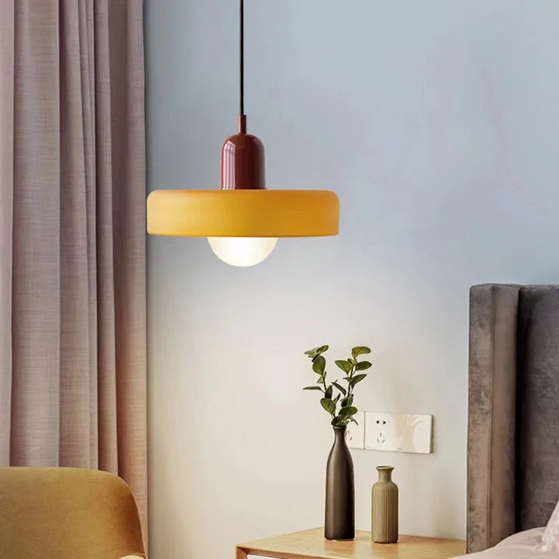 Glas Hængelampe – Elegant Blomsterpotte stil til atmosfærisk belysning i spisestuen eller soveværelset
