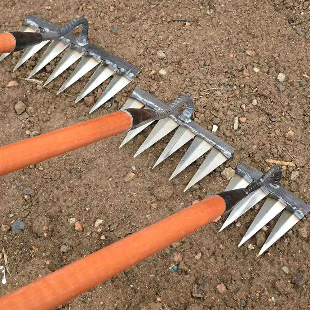 Ukrudtsfjerner – Rustfrit stål, ergonomisk håndtag til effektiv havepleje og jordbearbejdning
