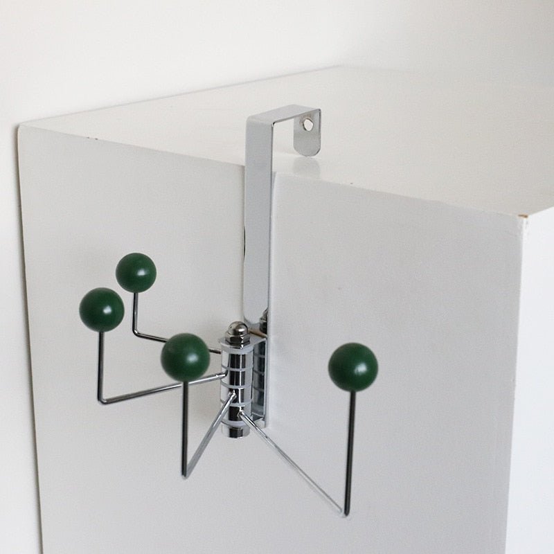Door Hooks – Black Carbon Steel, Modern Storage Solution for the Entryway or Bedroom