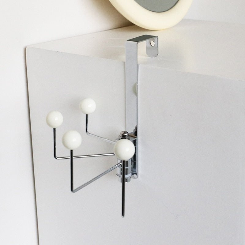 Door Hooks – Black Carbon Steel, Modern Storage Solution for the Entryway or Bedroom
