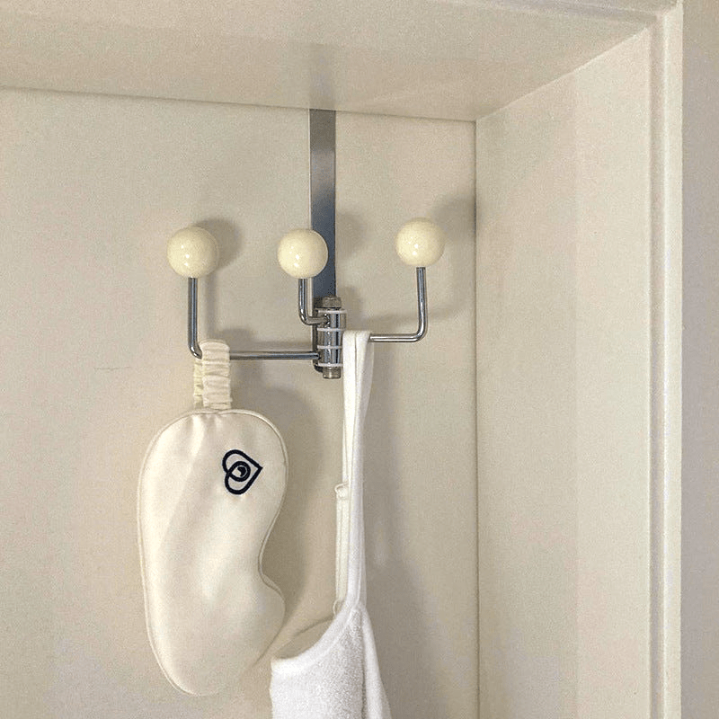 Door Hooks – Black Carbon Steel, Modern Storage Solution for the Entryway or Bedroom