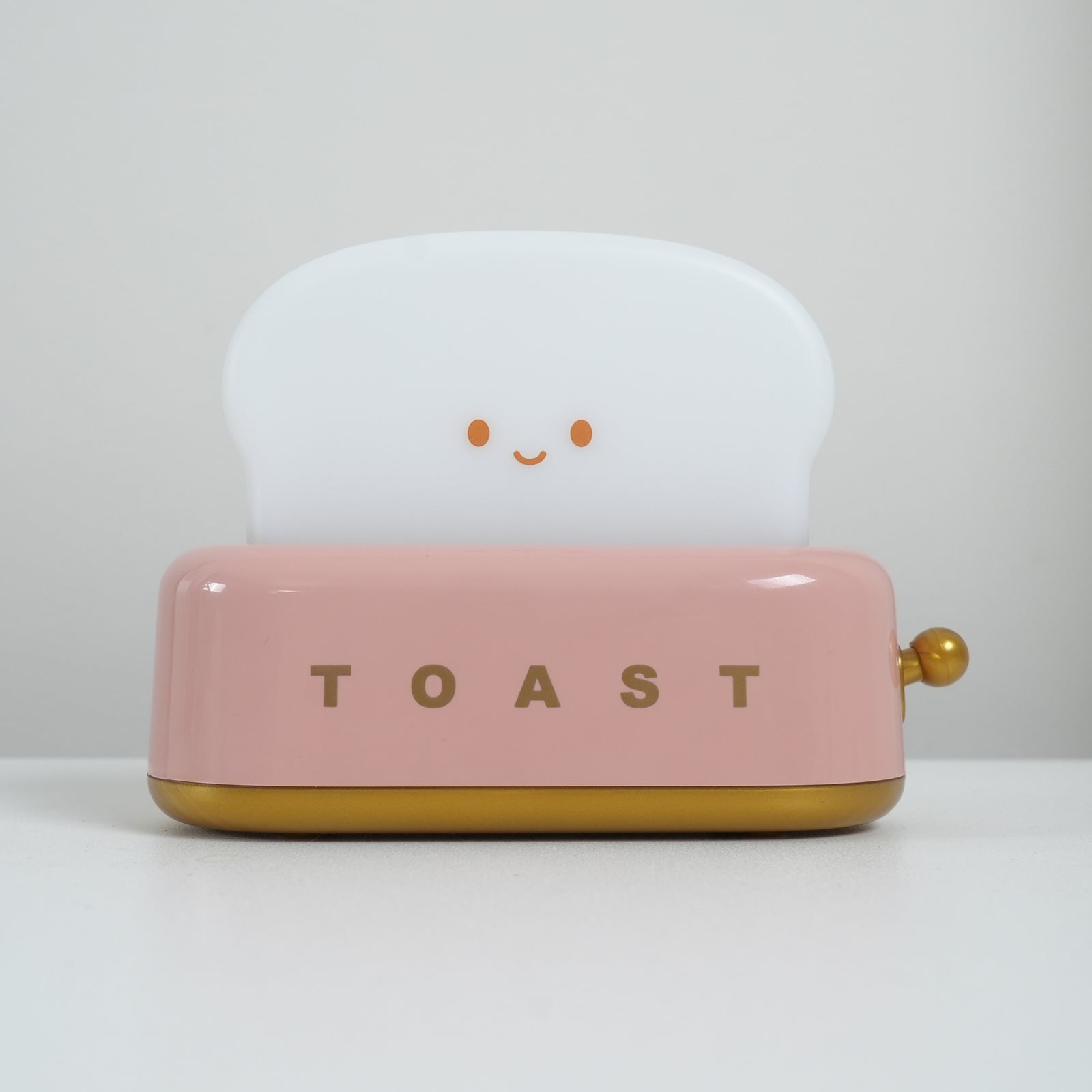 Toaster Nattelys – Metal og Akryl, Varm Hvid til Soveværelse eller Studenterbolig Dekoration