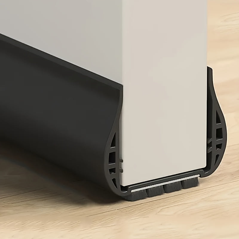 Dørstopper – Justerbar grå polyester til energieffektiv isolering og lydbeskyttelse i hjemmet
