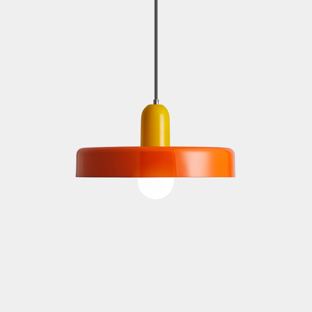 Pendellampe - Moderne designlampe i farverigt jern til spisebordet, køkkenet eller stuen.