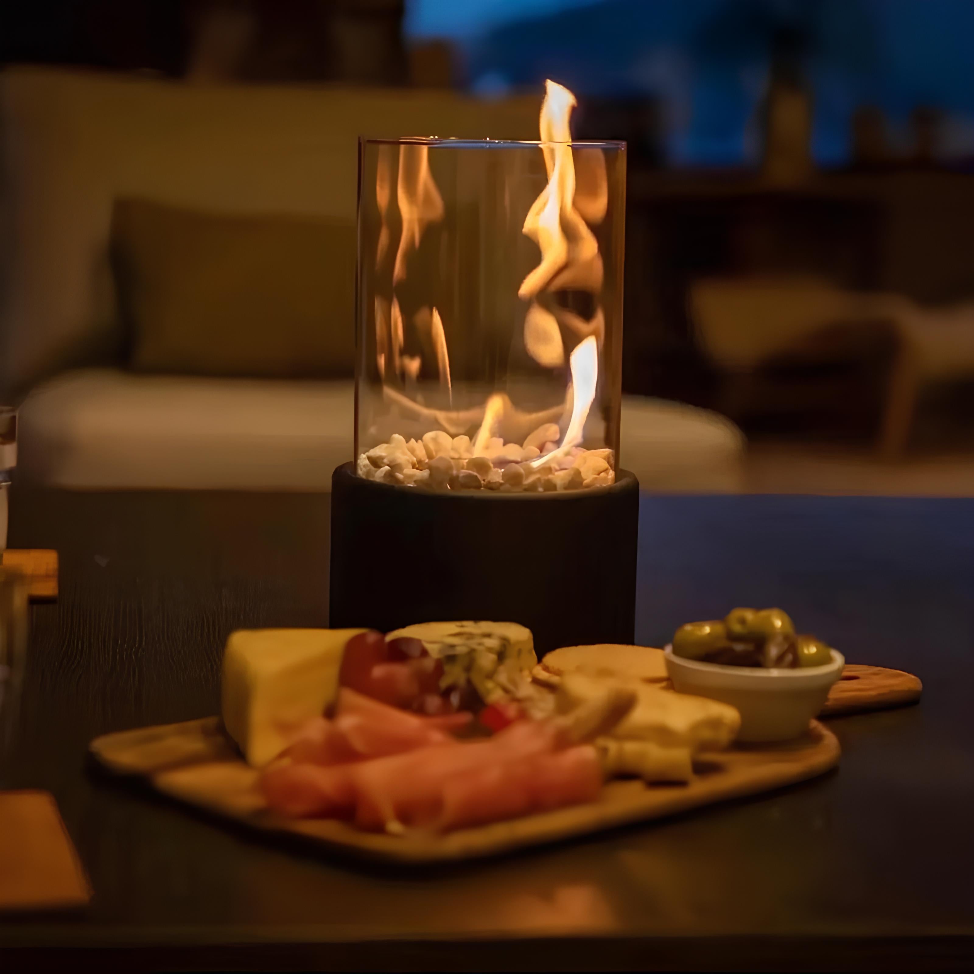 Olie Lampe – Glas og Metal, Elegant Design til Indendørs eller Udendørs Dekoration