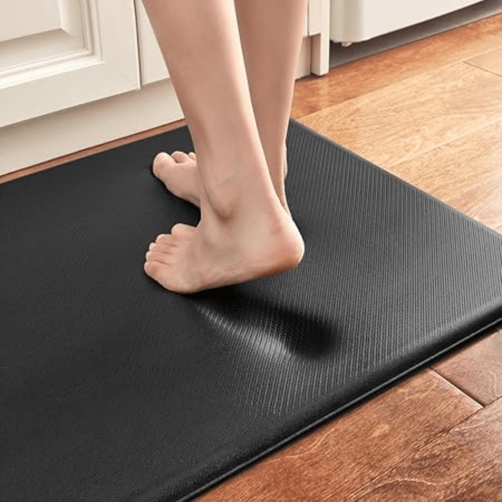Ergonomisk Anti-Træthed Køkkenmåtte – PU, Moderne Design til Køkken eller Gang
